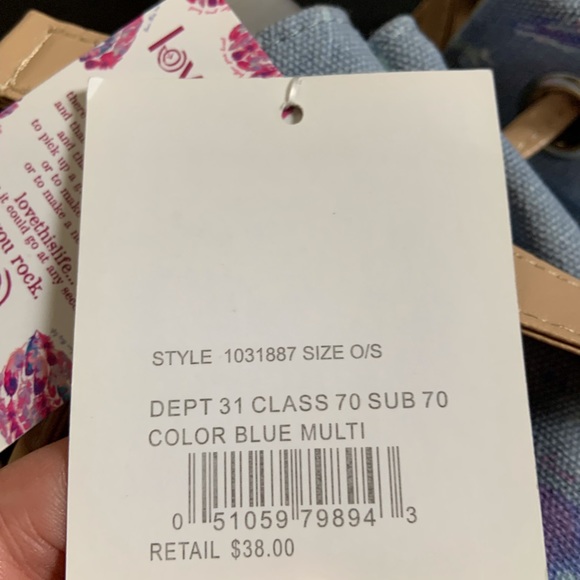 🦩NWT Love This Life convertible drawstring backpack - Picture 8 of 9